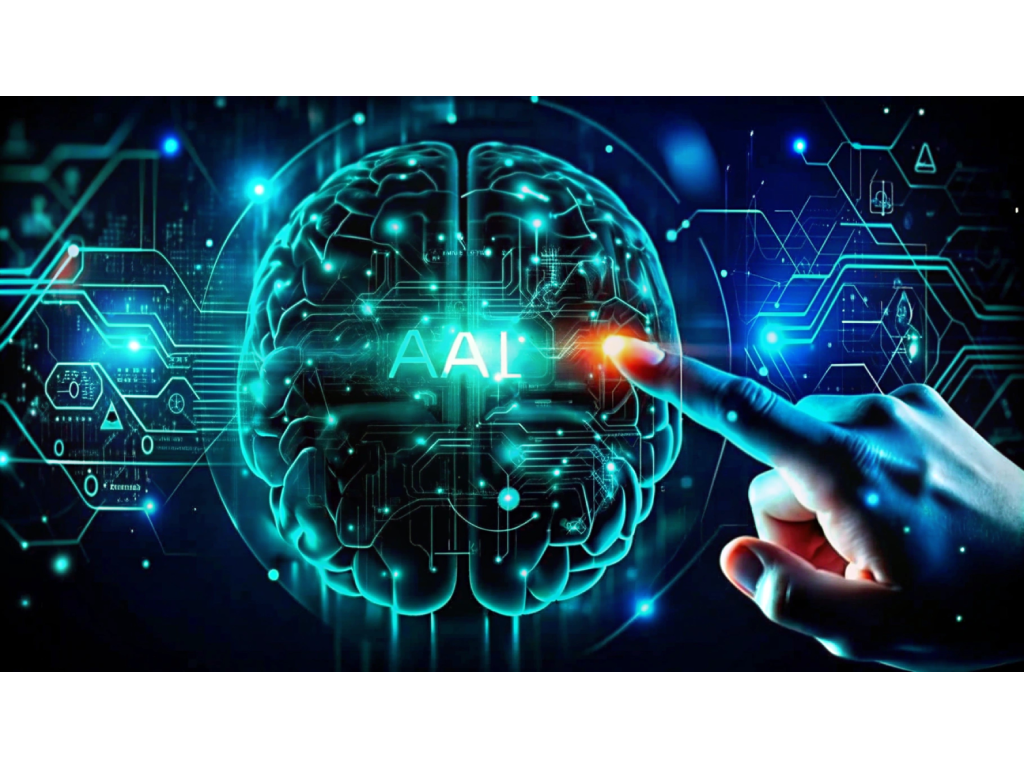 Heavy gray clouds in the sky. 