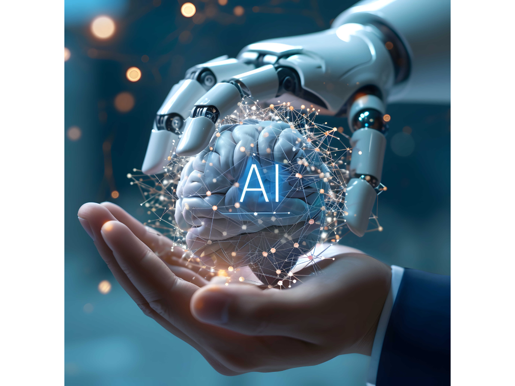 Low angle view up into a sky filled with deep blue clouds. 