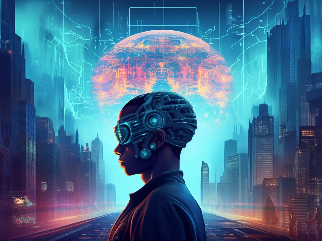 Heavy gray clouds in the sky. 